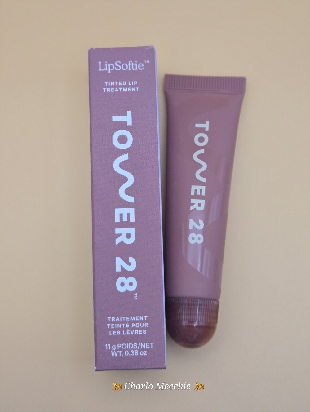 Tower 28 LipSoftie Tinted Lip Treatment Sugar Plum 11g 0.38 oz NIB